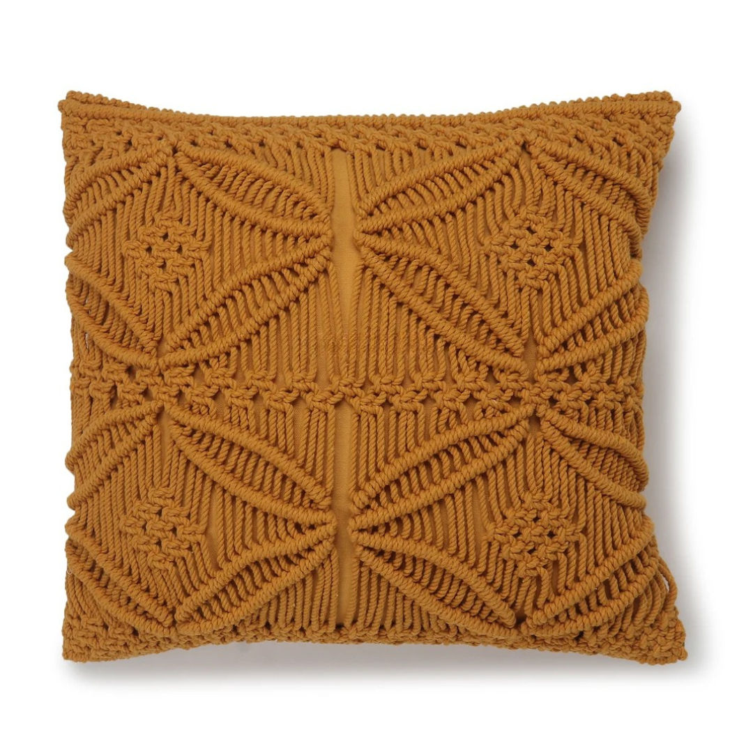 Boho inspired Macrame Sofa Cushion Cover